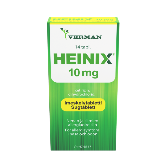 HEINIX imeskelytabletti, puristettu 10 mg 28 fol kuva 2