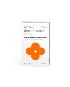 Apteq Biotiini Extra 5000 mikrog 60 kaps