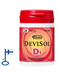Devisol 20 mikrog imeskelytabletti 100 kpl