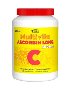 Multivita Ascorbin Long 500 mg 200 tabl