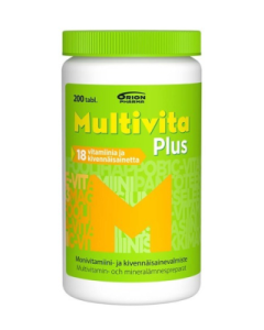 Multivita Plus monivitamiini 200 tabl