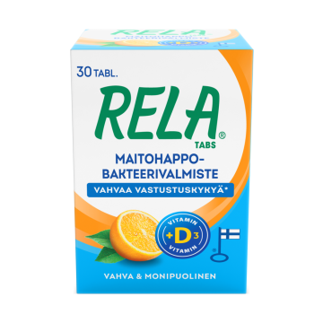 Rela Tabs Appelsiini + D3 30 tabl