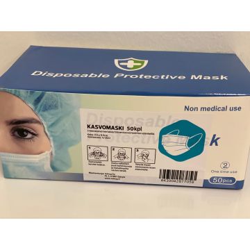 SUU/NENÄSUOJUS 50KPL PSS KASVOMASKI