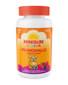 Minisun Monivitamiini Pehmonalle Marjaisa jr 120 kpl