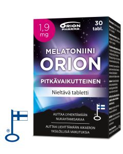 Melatoniini Orion 1,9 mg pitkävaikutteinen 30 tabl
