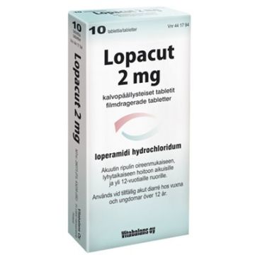 LOPACUT tabletti, kalvopäällysteinen 2 mg 10 fol