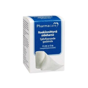 Pharmacare Itsekiinn. sideharso 4cmx4m 1 kpl