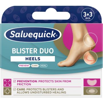 Salvequick Duo Heels rakkolaastari 6 kpl