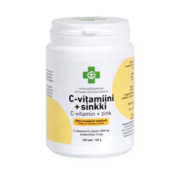 APTEEKKI C-vitamiini + sinkki trooppiset hedelmät 100 tabl