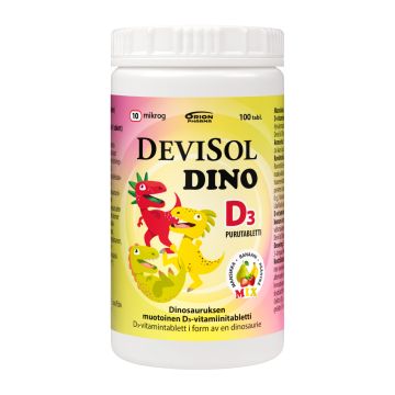 Devisol Dino mix 10 mikrog 100 purutabl