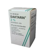 DAKTARIN puuteri 2 % 20 g