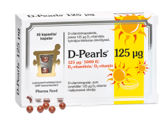 D-Pearls 125 mikrog 40 kaps