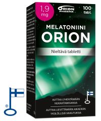 MELATONIINI ORION 1,9 MG NIELTÄVÄ 100 TABL