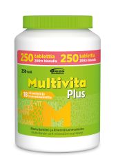 MULTIVITA PLUS MONIVITAMIINI KAMPANJAPAKKAUS 250 TABL