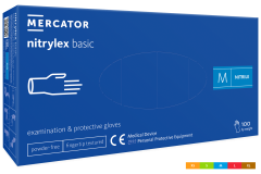 Mercator Nitrylex Basic nitriilikäsine M 100 kpl
