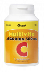 MULTIVITA ASCORBIN 500MG 200 tabl