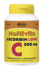 MULTIVITA ASCORBIN LONG 500 MG 200 TABL