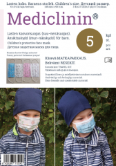 Mediclinin lasten kasvonsuojus 3 krs 5 kpl