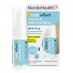 Nordic Health DLux Infant D3-suihke 10 mikrog 15 ml