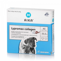 AIKA Lypromax collagen koirille 40 kaps