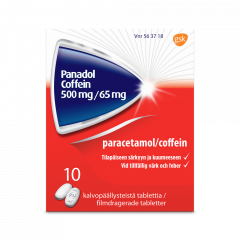 PANADOL COFFEIN 500/65 mg tabl, kalvopääll 10 fol