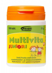 MULTIVITA JUNIORI TUTTIFRUTTI MONIVITAM 100 PURUTABL