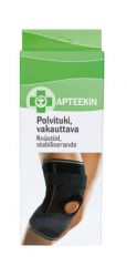 Apteekki polvituki vakauttava M, musta 1 kpl