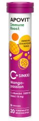 Apovit C+sinkkipore mango-passion 20 tablettia