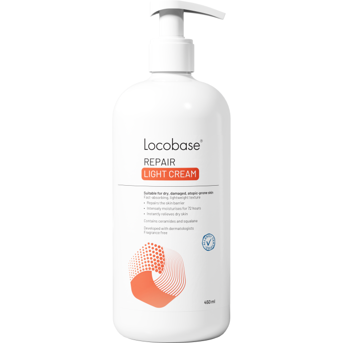 karohealthcare_2003990_1_BOTTLE_Locobase_Repair_Light_Cream_450ml_DK_NO_SE_FI_Packshot_Front_4d238b16_ab80_4177_abb9_a00a50f8ce67